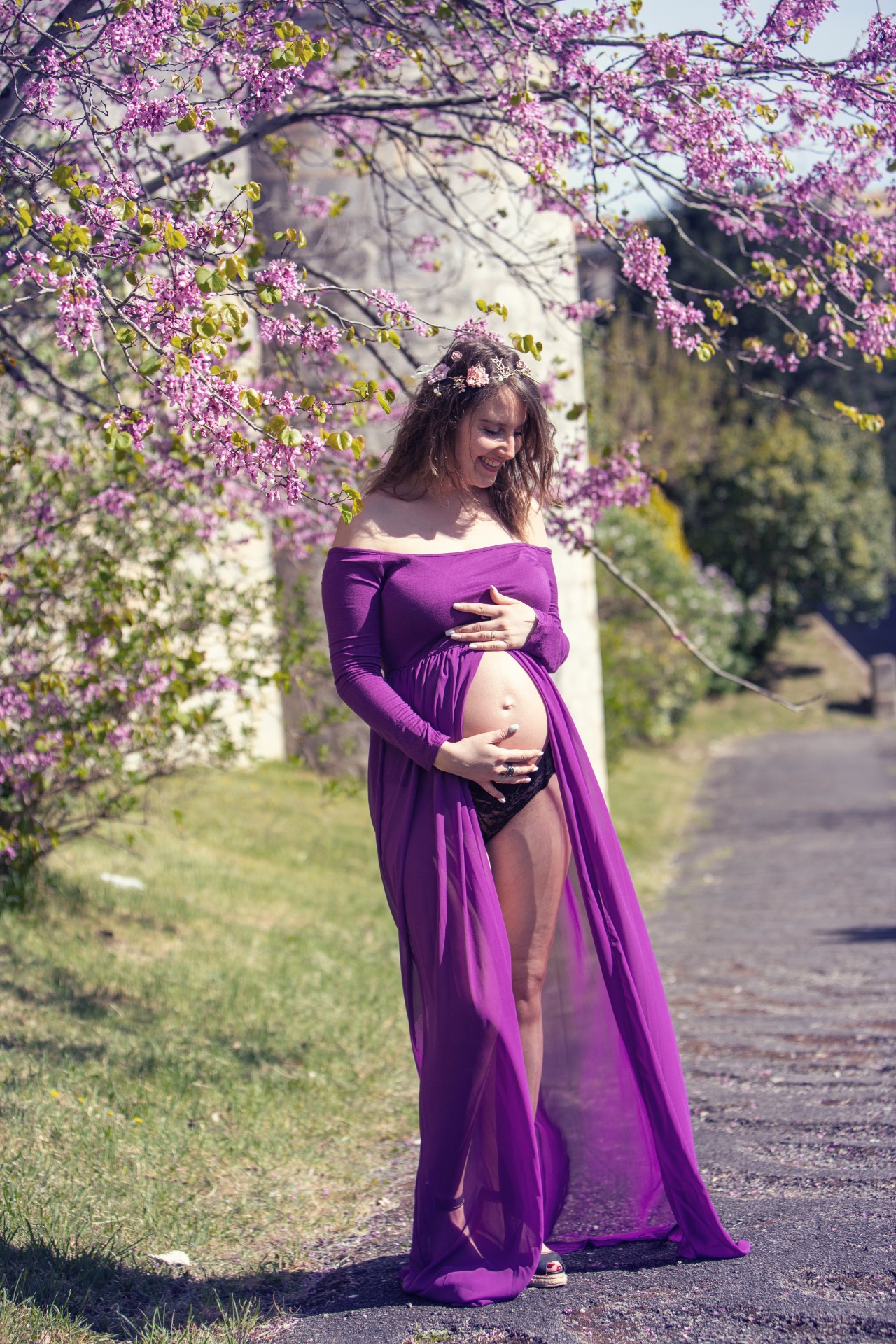Violette ouverte